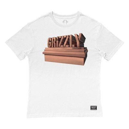 Camiseta Grizzly Monument Masculina Branco - Marca Grizzly