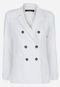 Blazer AMARO Duplo Abotoamento Off-White - Marca AMARO