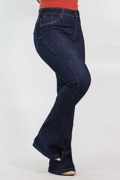 Calça Jeans Feminina Flare Cintura Alta Azul Noite Anticorpus - Marca Anticorpus JeansWear