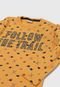 Camiseta Milon Infantil Trail Amarela - Marca Milon