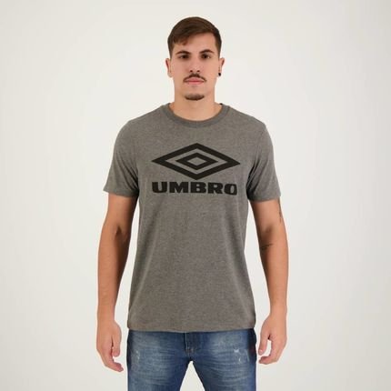 Camiseta Umbro Large Logo Duo Cinza - Marca Umbro