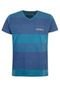 Camiseta Fatal Listras Azul - Marca Fatal Surf