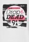 Camiseta Drop Dead Strokes Branca - Marca Drop Dead