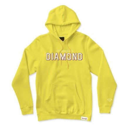 Moletom Diamond Canguru Hometeam LA Hoodie Masculino Amarelo - Marca Diamond