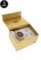 Kit 3Pçs Relógio Mondaine 99077LPMVDE2K1 Dourado/Marrom - Marca Mondaine