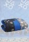 Edredom Dupla Face Solteiro Lepper Microfibra Divertido Vídeo Game Azul - Marca Lepper