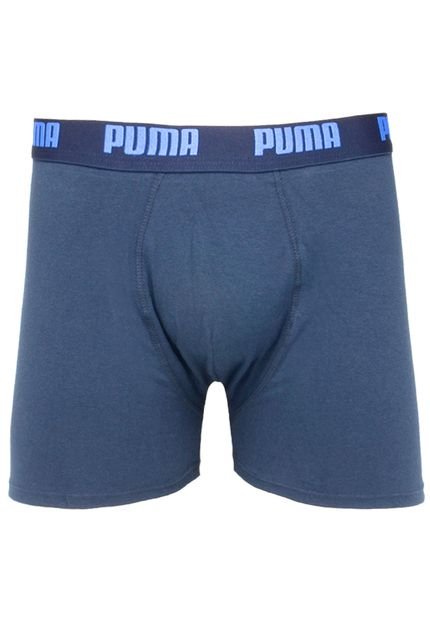 Cueca Puma Boxer Logo Azul-marinho - Marca Puma