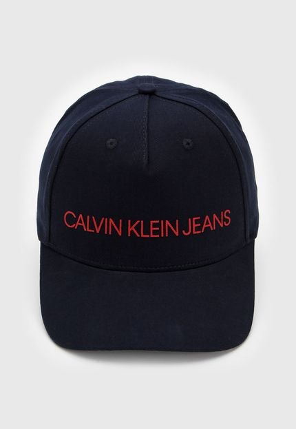 Boné Calvin Klein Jeans Logo Azul-Marinho - Marca Calvin Klein Jeans