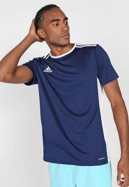 Camiseta adidas Performance Entrada 18 Azul-Marinho - Marca adidas Performance