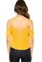 Blusa Ciganinha Vínculo Basic Slim Amarela - Marca Vinculo Basic