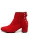 Bota Vizzano Tachas Vermelho - Marca Vizzano