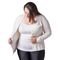 Cardigan Feminino Facinelli Plus Size 658094 OffWhite - Marca Facinelli