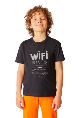 Camiseta Wifi Reserva Mini Preto