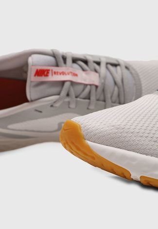 Tênis Nike Revolution 5 Branco/Cinza