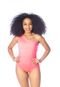 Body Moda Vício Um Ombro Só Com Recorte Vazado Pink - Marca Moda Vício