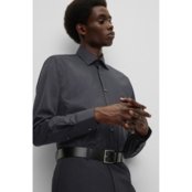 Camisa Regular Fit Em Popeline De Algodão Stretch Easy Iron - Marca BOSS