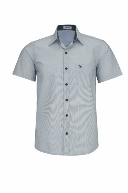 Camisa Manga Curta Amil Passa Fácil FilaFil Comfort 1803 Preto - Marca Amil
