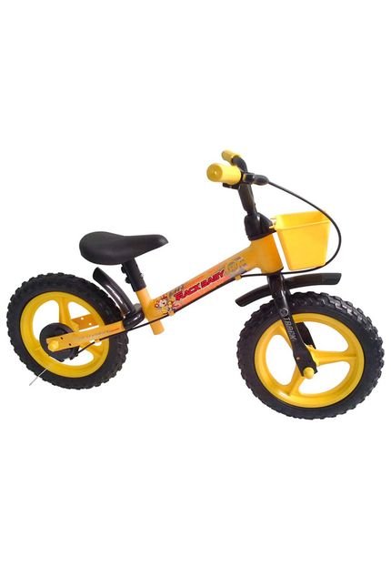 Bicicleta Aro 12 Brinquedo Track Baby Sem Pedal Amarelo Track & Bikes - Marca T&B TRACK