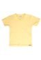 Camiseta Brandili Clean Amarela - Marca Brandili