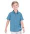Camisa Infantil Masculina Em Popeline Trick Nick Azul - Marca Trick Nick
