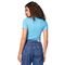 Blusa Feminina Cativa Canelada Decote Canoa Azul - Marca Cativa