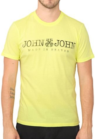 Camiseta John John Lettering Verde