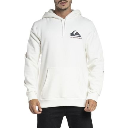 Moletom Quiksilver Canguru Omni Logo WT23 Masculino Branco - Marca Quiksilver