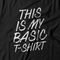 Camiseta Feminina My Basic T-Shirt - Preto - Marca Studio Geek 
