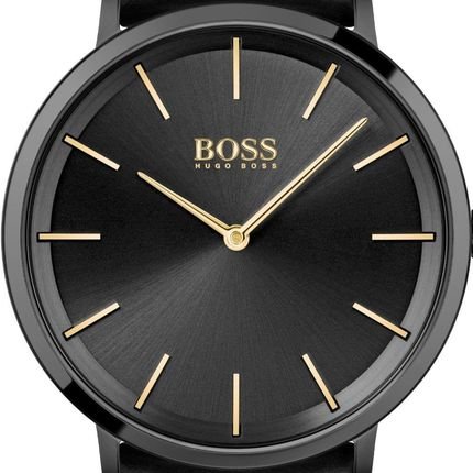 Relógio Boss Masculino Couro Preto 1513830 - Marca BOSS