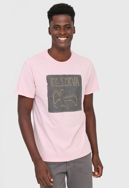 Camiseta Reserva Voando Rosa - Marca Reserva