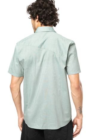 Camisa Volcom Everett Verde