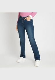 Jeans Calza Con Pretina Alta Curvi