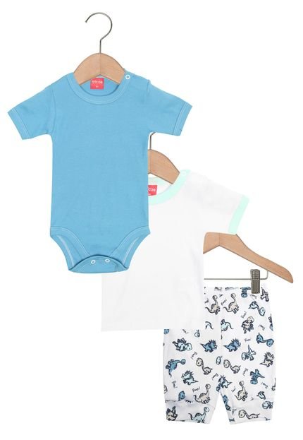 Kit Body 3pçs Tricae por Moluci Baby Menino Azul - Marca Tricae por Moluci Baby
