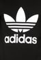 Moletom adidas Originals Trefoil Flee Crew Preto - Marca adidas Originals