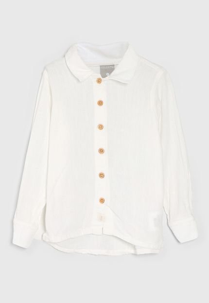 Camisa Colorittá Botões Off-White - Marca Colorittá