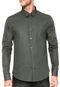 Camisa Calvin Klein Slim Verde - Marca Calvin Klein