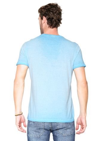Camiseta Ellus Estampada Azul