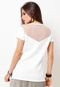 Blusa Canal Tule Off-White - Marca Canal