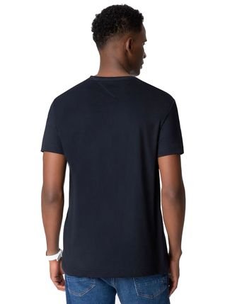 Camiseta Tommy Hilfiger Masculina Essential Azul Marinho