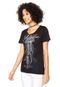 Camiseta Colcci Estampada Preta - Marca Colcci