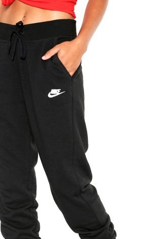 Calça Nike Sportswear W Nsw Pant Flc Reg Preta