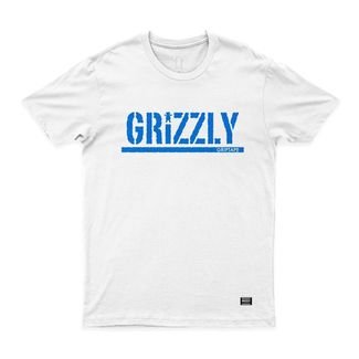 CAMISETA GRIZZLY STAMPED AZUL