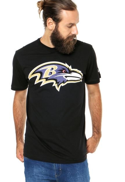 Camiseta New Era Ravens Preta - Marca New Era