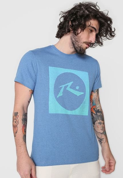 Camiseta Rusty Razor Azul - Marca Rusty
