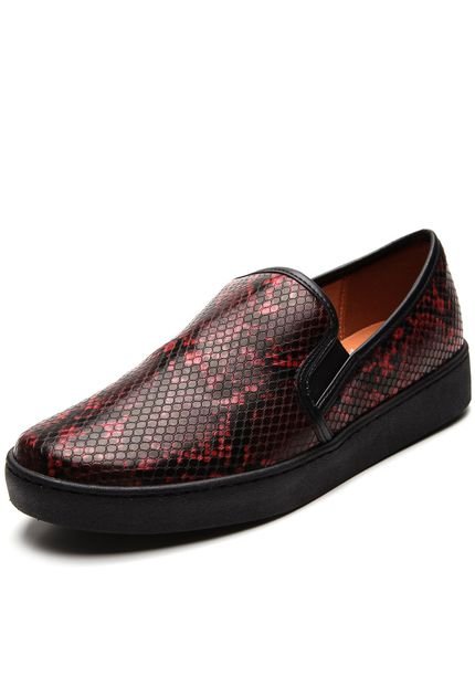 Slip On Vizzano Cobra Vinho - Marca Vizzano