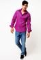 Camisa Colcci Slim Bordado Listra - Marca Colcci