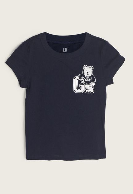 Camiseta Infantil GAP Bichos Azul-Marinho - Marca GAP