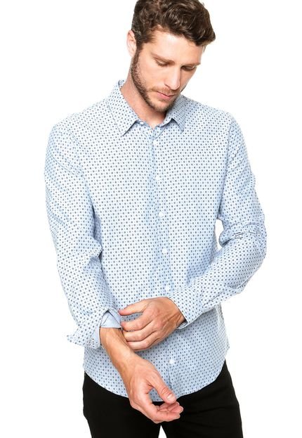 Camisa Colcci Losango Azul - Marca Colcci