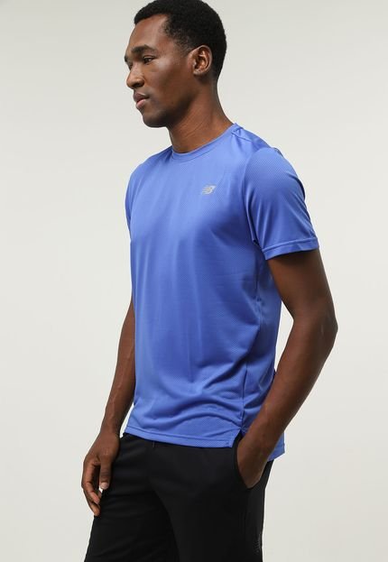 Camiseta New Balance Accelerate Azul - Marca New Balance