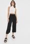 Regata Cropped Osklen Tricot Gola Alta Off-White - Marca Osklen